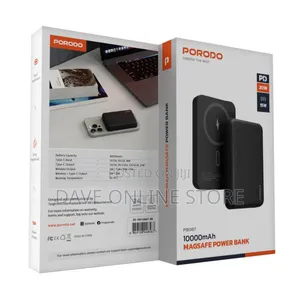 Porodo 10000mah Magsafe Power Bank, Fast Charge,