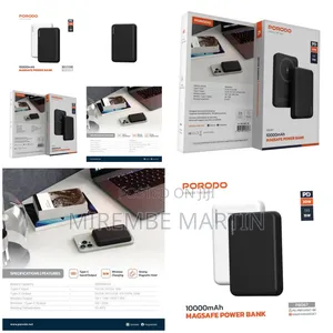 Porodo 10000mah , Magsafe Power Bank Model: Pd-Pbfch067-Bk