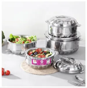 4pcs Stainless Steel Food Warming Dishes Lunch Boxes