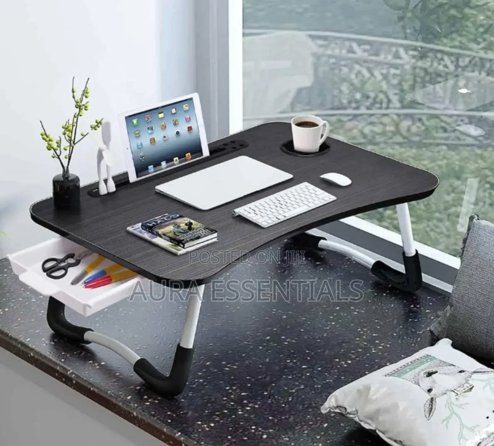 Study Table Foldable Wooden Laptop Bed Tray