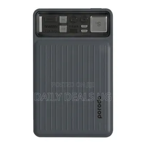 Porodo 10000mah Slim Power Bank Pd 22.5w -Black