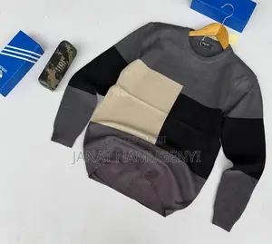 3 Colored Round Neck Sweaters