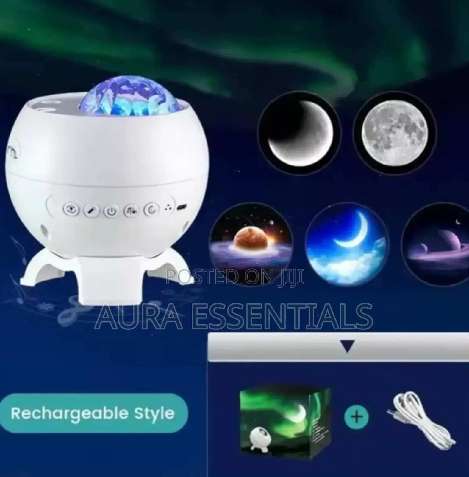 Northern Light Sky Projector Lamp Bluetooth Speaker
