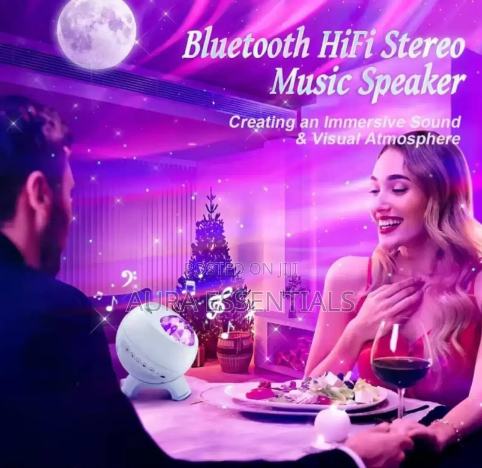Northern Light Sky Projector Lamp Bluetooth Speaker