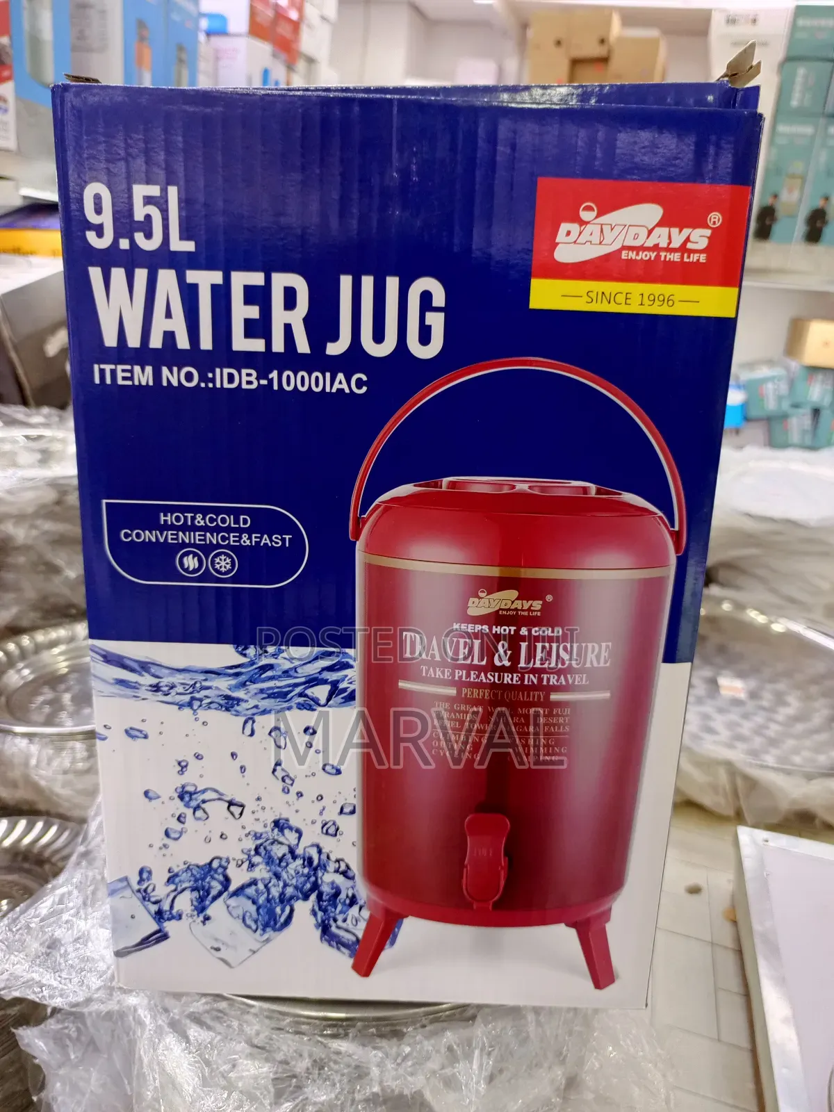 Daydays 9.5 Litres Water Tea Hot Cold Thermos Flask