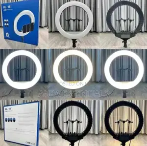 White 18inch Ring Light Kit