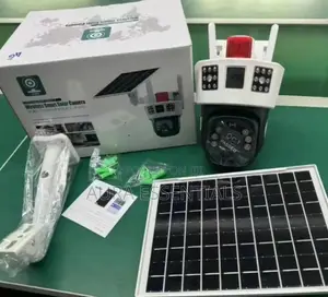 3 Screen Dual Lens Solar Powered Camera