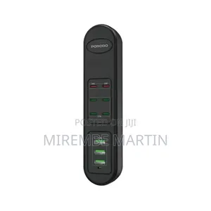 Porodo 50w Multi-Port Usb Charging Hub With 20w