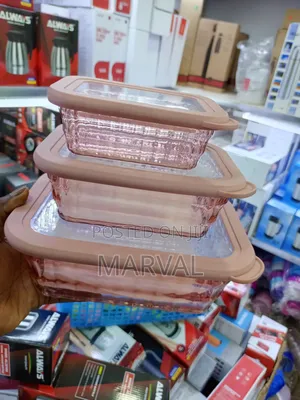 3 Pieces Acrylic Containers for Food Storage