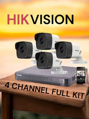 Surveillance 4 Channel CCTV Camera Set Boom Booster