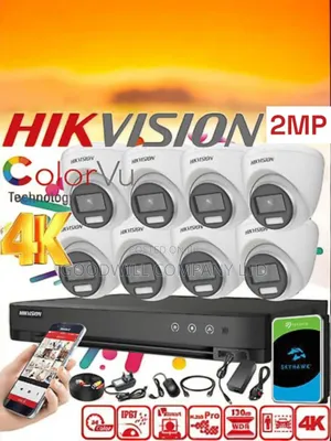 8 Channel CCTV Camera Full Kit Boom Booster