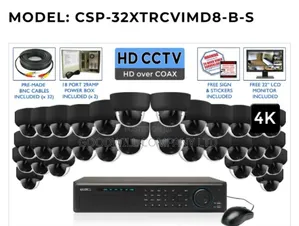 Night Vision 32 Channel CCTV Camera Full Kit Boom Booster