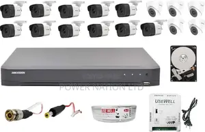 Massive Power 16 Channel CCTV Camera Full Set Boom Booster