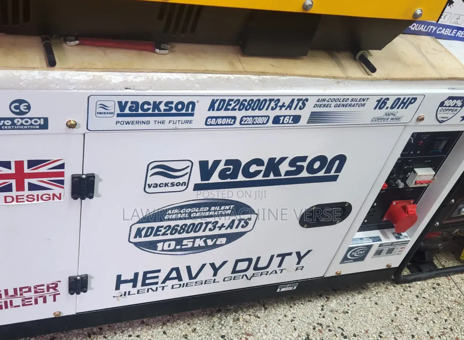 Silent Diesel Generator 10.5kva Three Phase