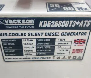 Silent Diesel Generator 10.5kva Three Phase