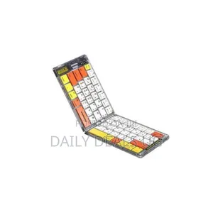 Porodo Crystal Shell Wireless Transparent, Keyboard,