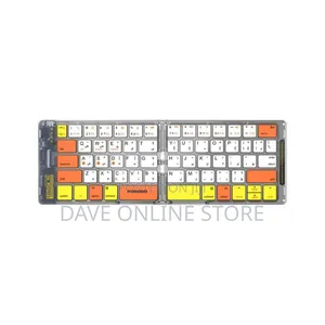 Porodo Crystal Shell Wireless Keyboard White