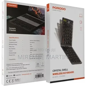 Porodoo Crystal Shell Folding Bluetooth