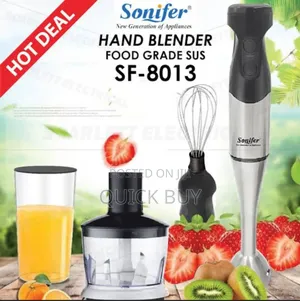 New Branded Hand Blender 3in1 Sonifer Sf-8013