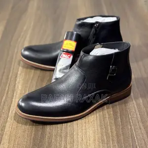 Original Men’S Black Clarks Gentle Laceless Ankle Boots