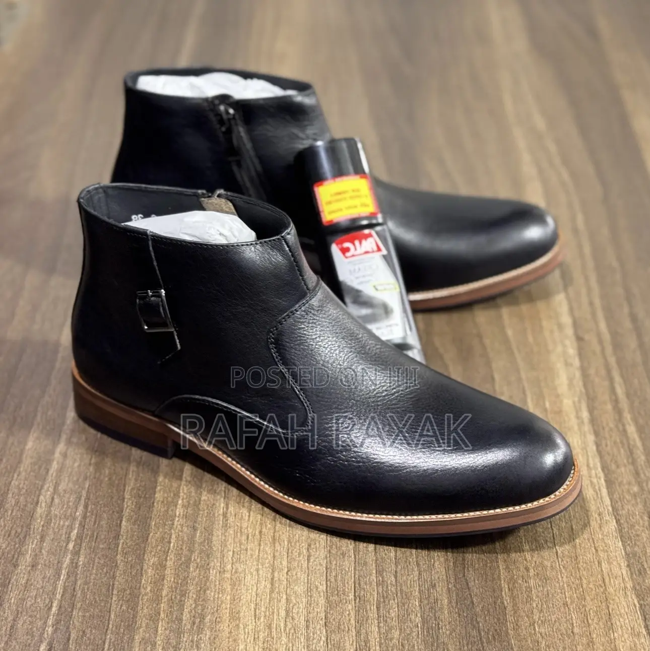 Original Men’S Black Clarks Gentle Laceless Ankle Boots