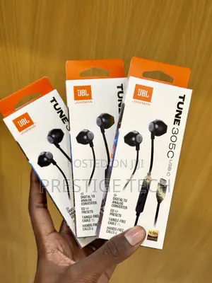 Jbl Tune 305c Usb C Wired Headphones / Type C Earphones