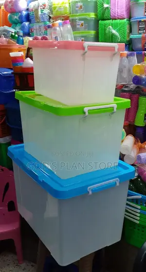 Plastic Storage Boxes 3pcs