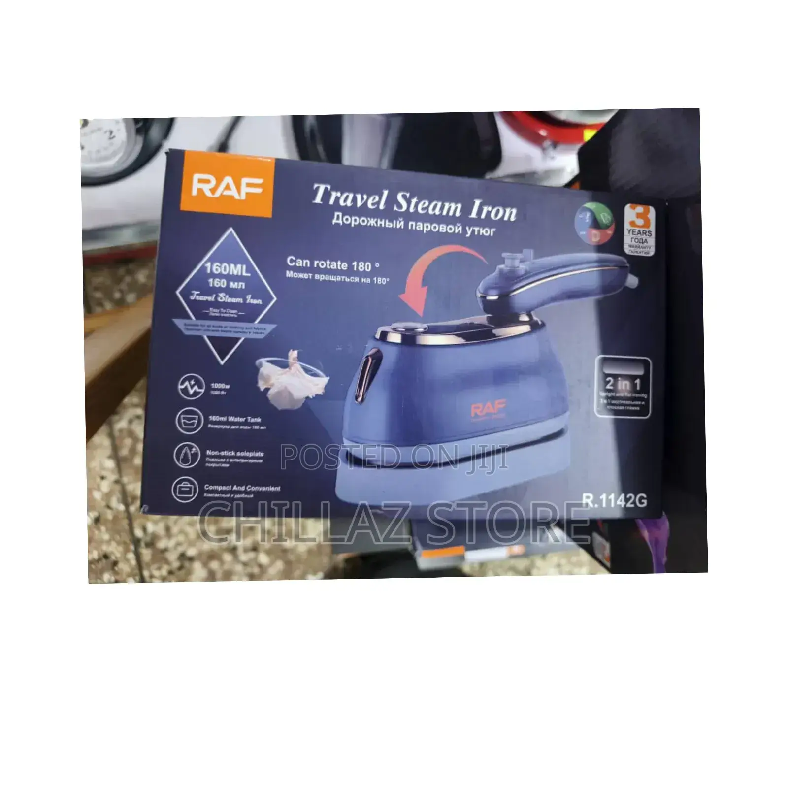 Raf Mini Travel Steam Iron.