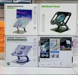 Laptop Stand With Dual Fan Cooling