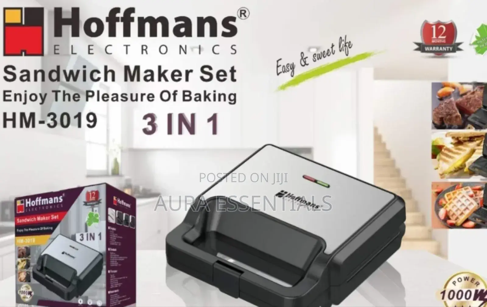 3 in 1 Sandwich Maker Machine
