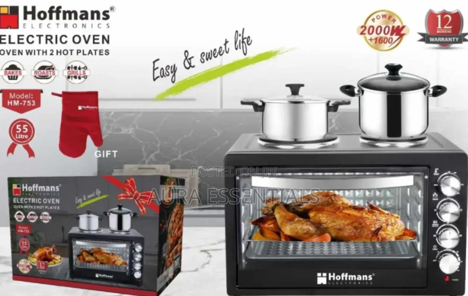 55l Hoffman Toaster Oven