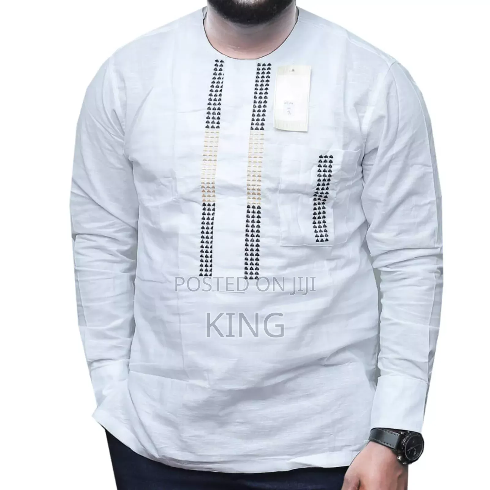 Virtual Kitengi Shirt. Linen