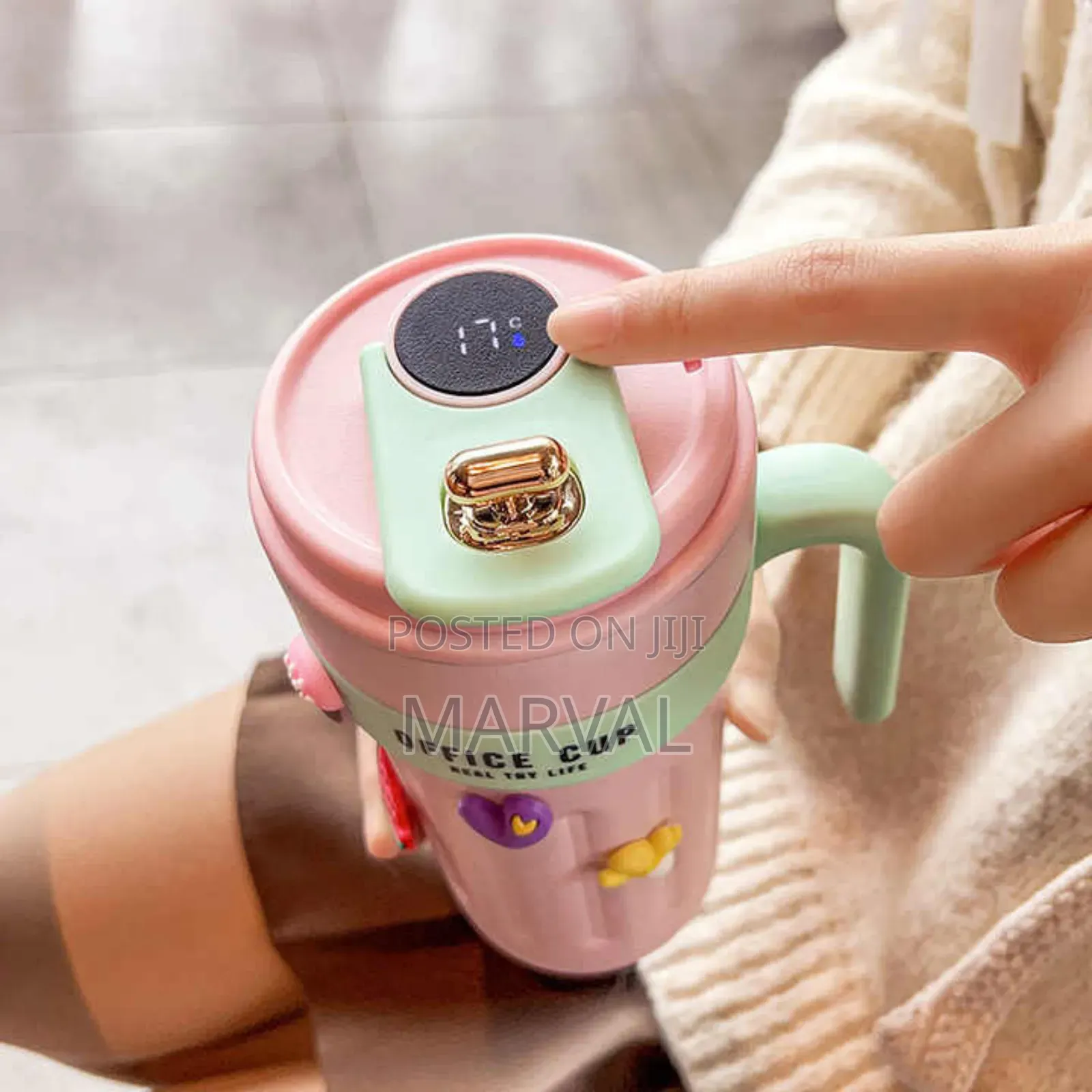 650ml Temperature Control Coffee Portable Handle Office Mug