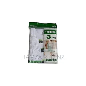 3 Pack Men's Pure Cotton Vests