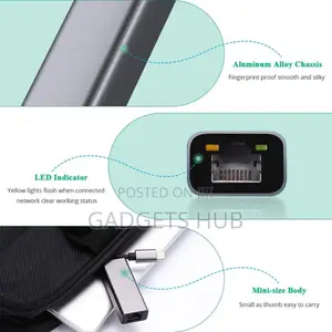 Type C Usb-C Usb 3.1 to Rj45 Gigabit Ethernet 1000mbps
