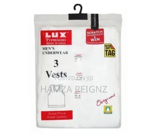 3 Pack Men's Lux Cotton Vests
