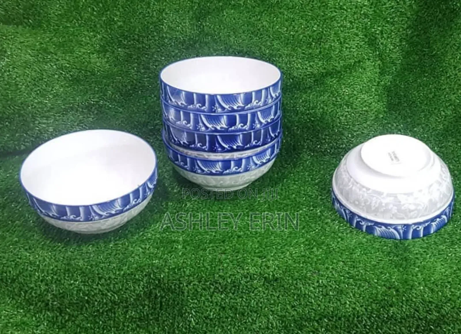6pcs Set of Ceramic Soup Salad Bowls