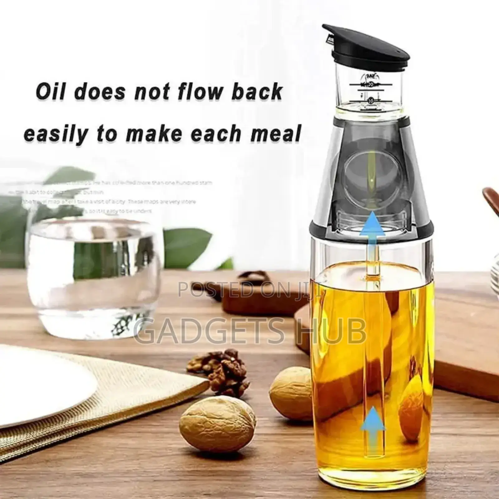 Glass Kitchen 0il Bottle Dispenser