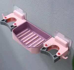 Mop Holder Brush Storage Rack Soap Dish Box