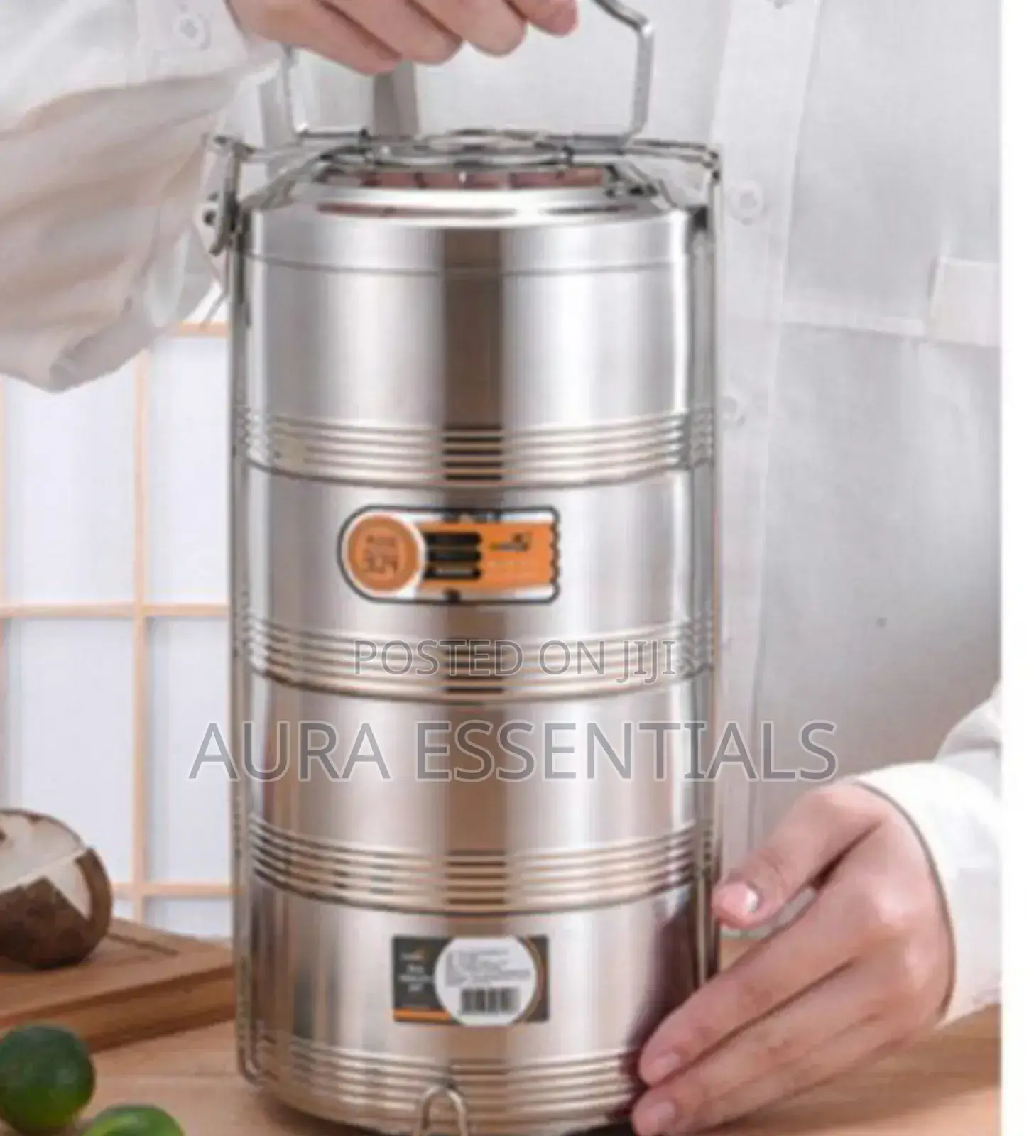 Stainless Steel 16 Cm Air Tight 4 Layers Food Container