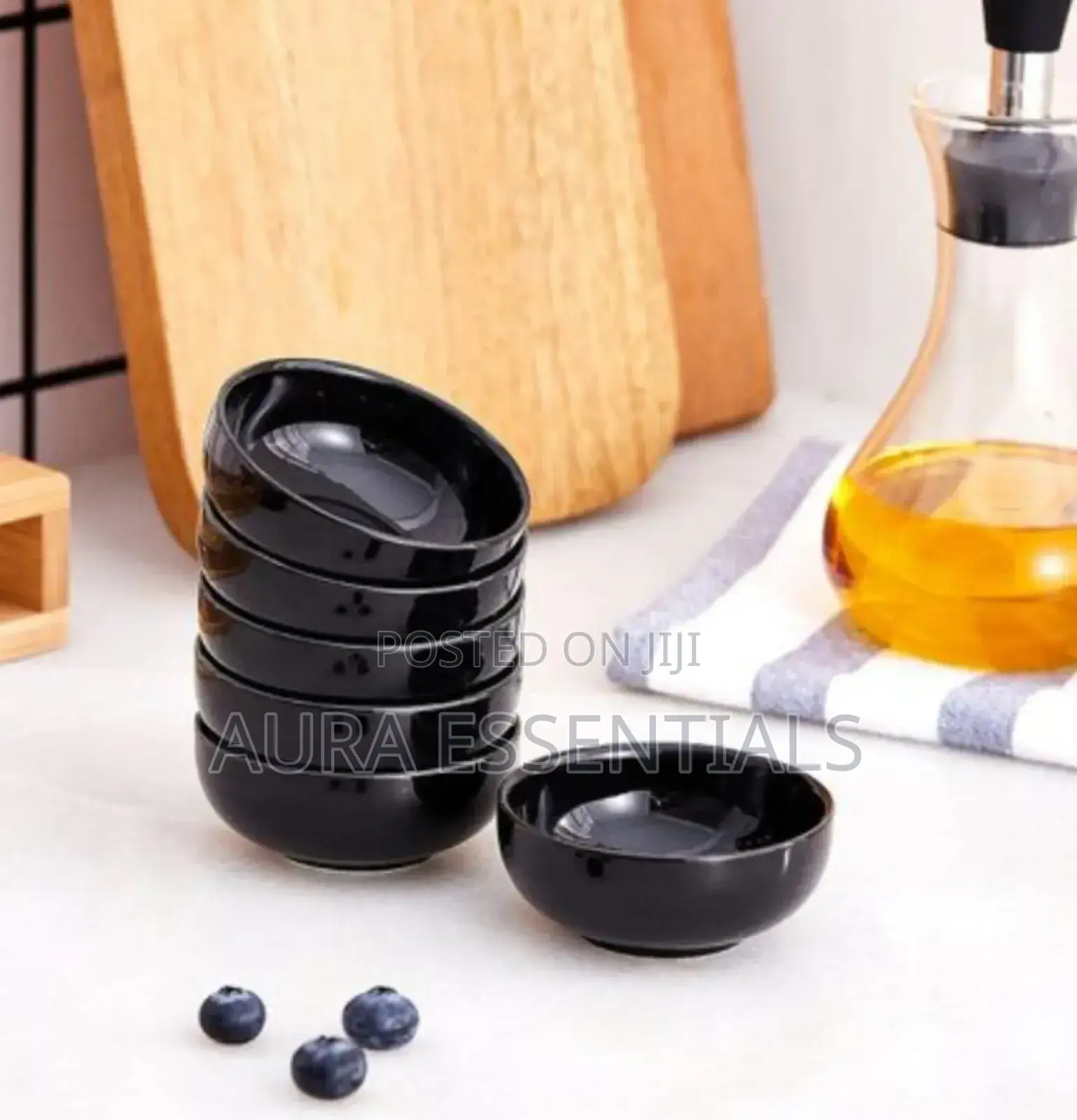 Ceramic Deep Soup Bowls 6 Set