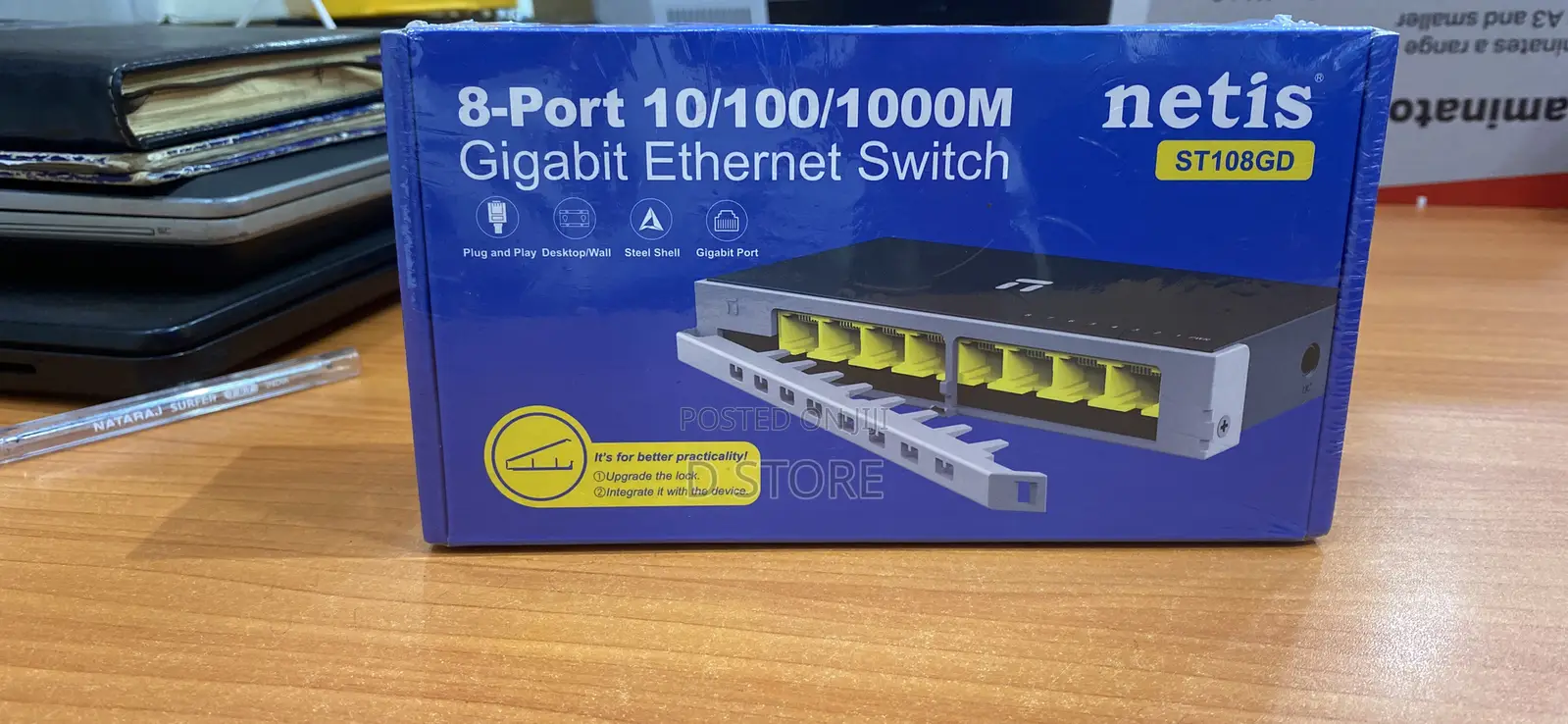 Netis 8-Port Gigabit Ethernet Switch