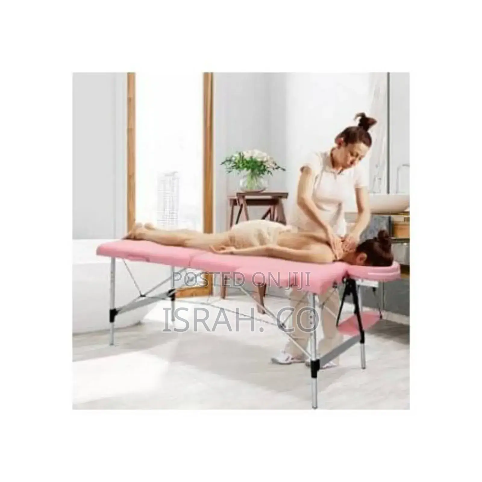 2 Fold Facial Bed Adjustable Aluminum Frame Carrying Bag