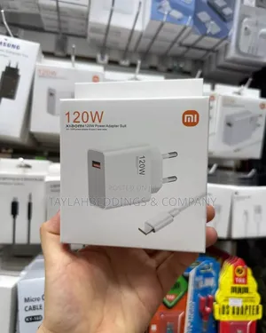 120w Usb Fast Charger With Type C Cable, Version Us - White