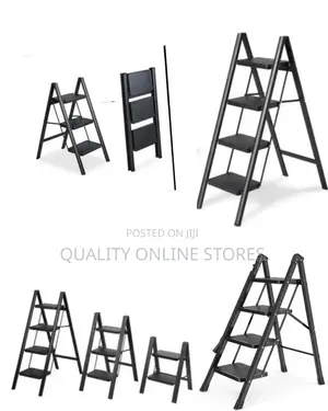 Black Aluminum Ladder