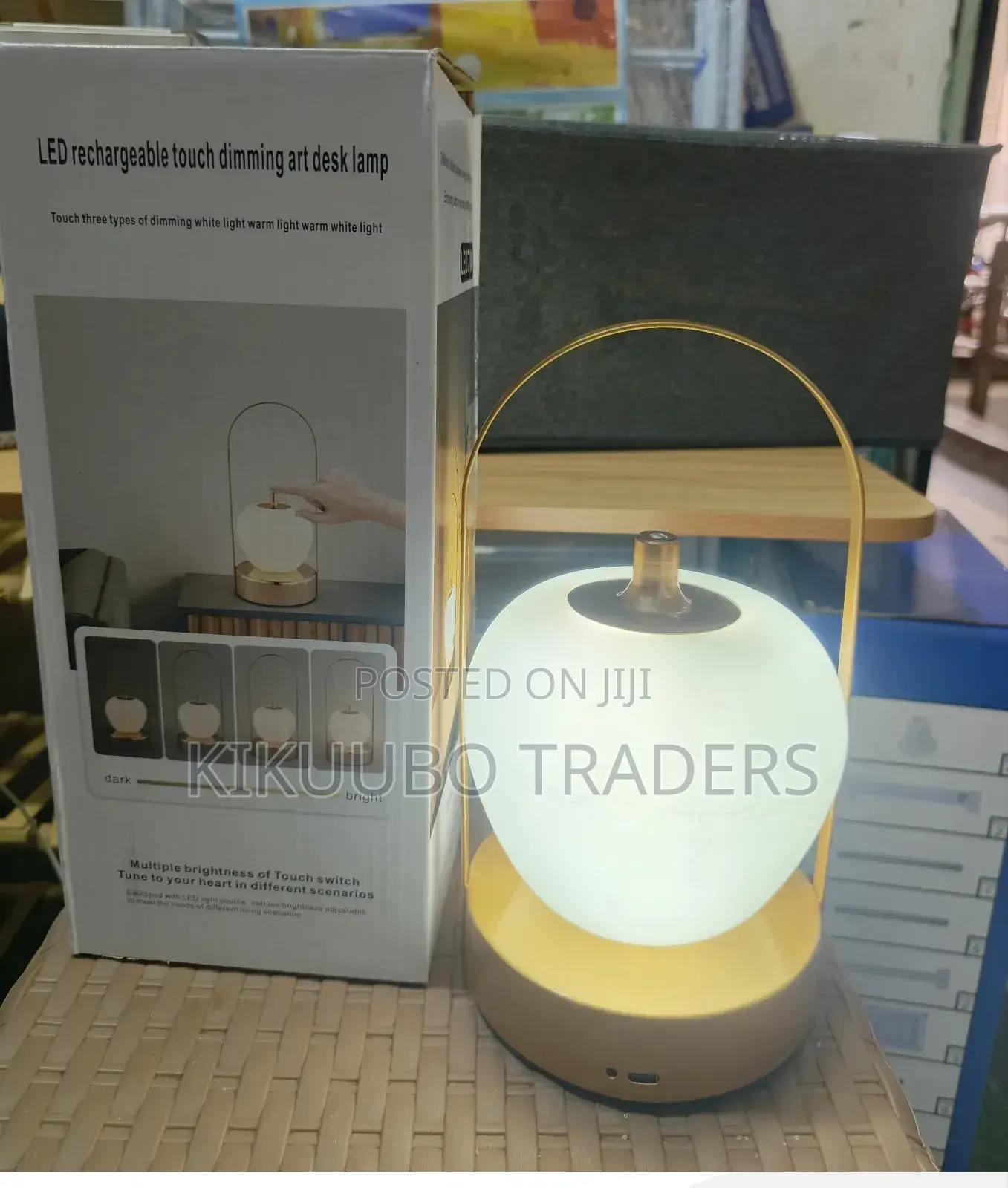 Rechargeable Dimming Art Desk Lamp