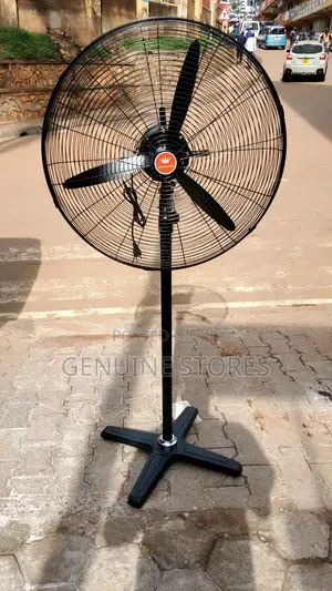 30 Inches Industrial Stand Fan / Black.