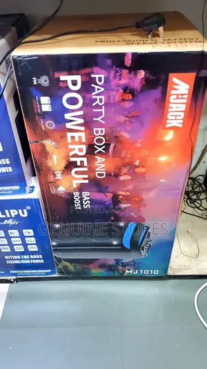 Party Box Rechargeable Speaker With Powerful Bass Boost.