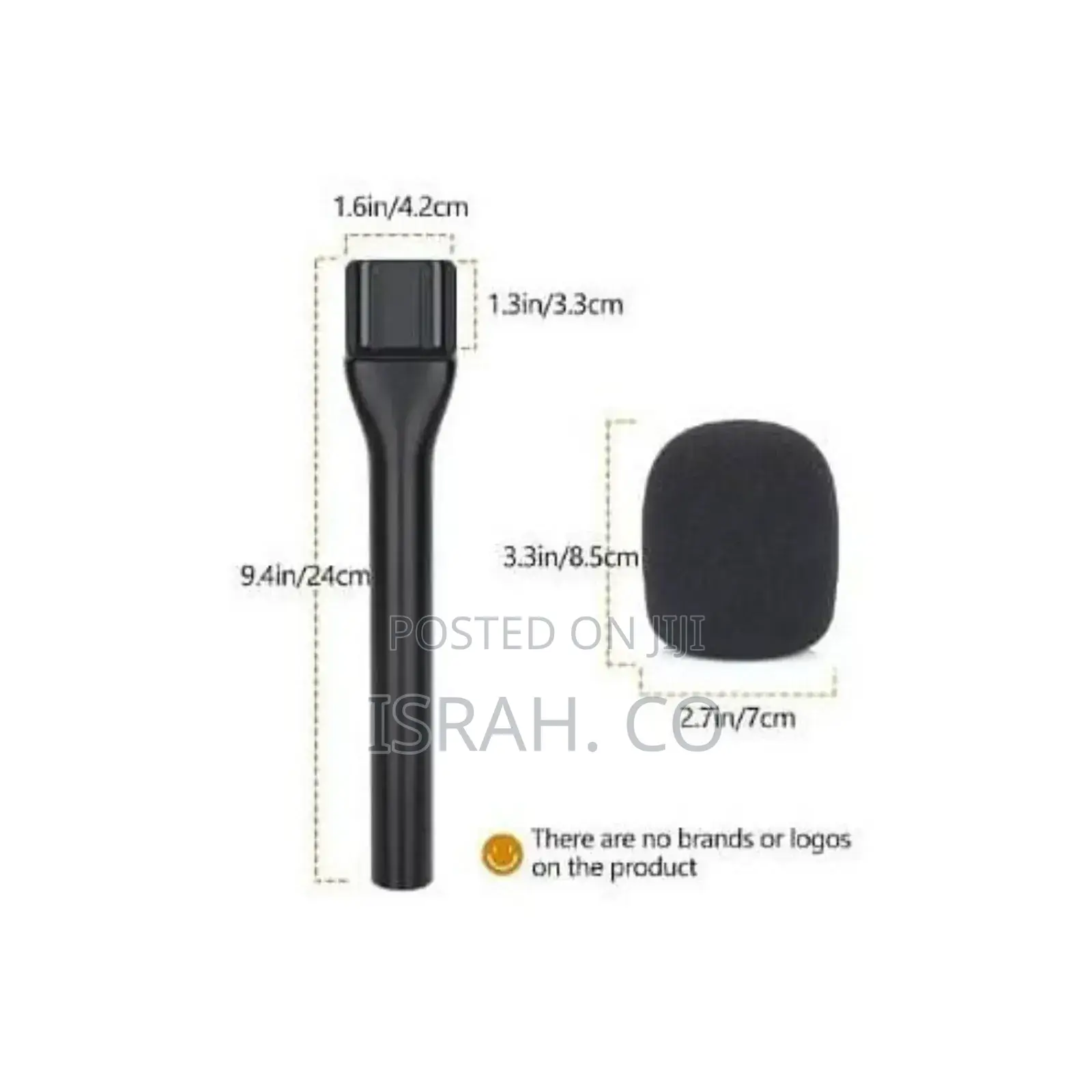 Handheld Adapter Lightweight With Foam Wireless Microphone
