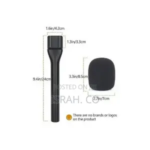 Handheld Adapter Lightweight With Foam Wireless Microphone